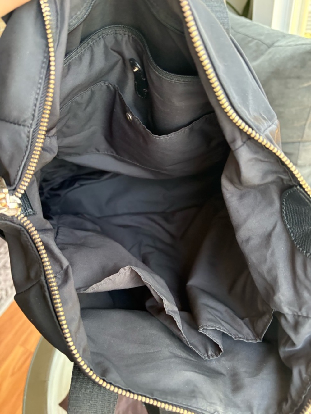 kate spade taylor convertible backpack Black Nylon Zip-Top - Picture 4 of 6